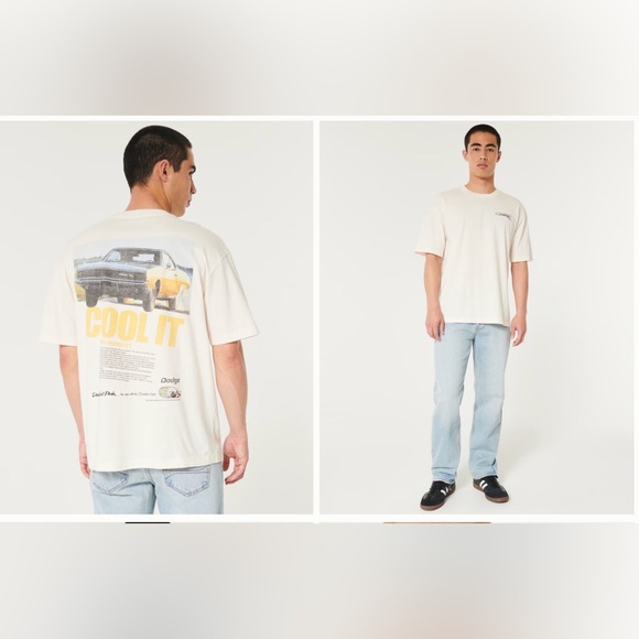 2 HOLLISTER Challenger & Dodge T Shirts - XXL - Picture 6 of 6